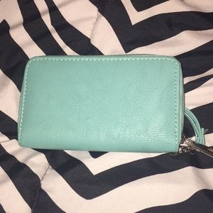 Light blue wallet, never used!
